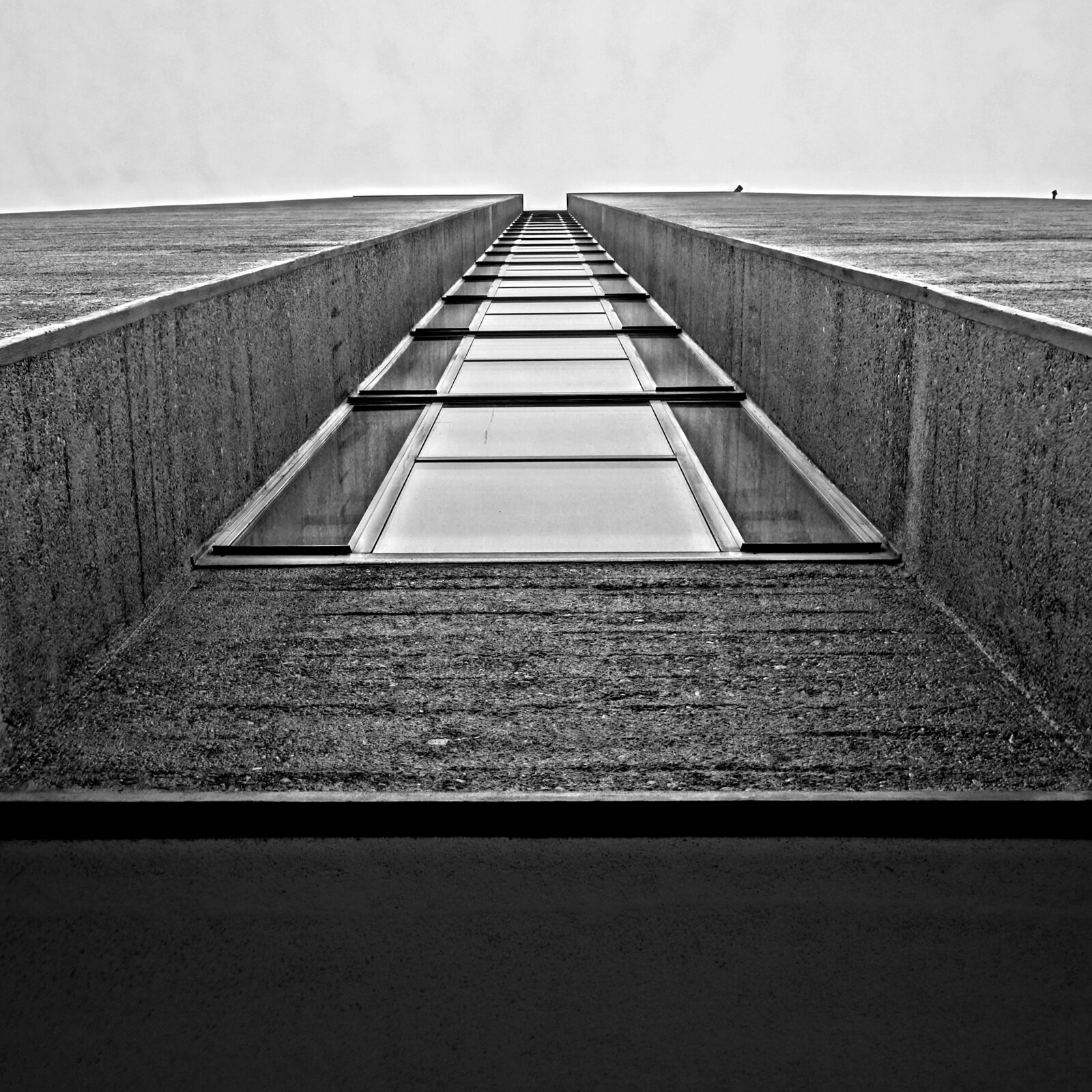 Façade en perspective plongeante